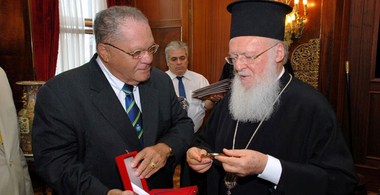 Hon. Arnold Foote meets The Ecumenical Patriarch Bartholomeos I